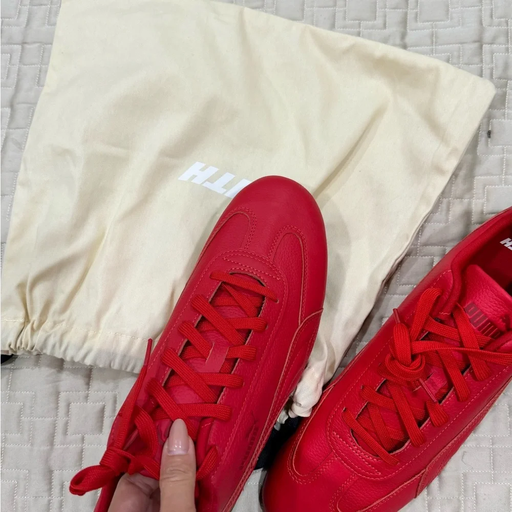 Puma x Kith BMW Red Sneakers with Black Soles size us 12